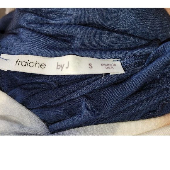 Fraiche by J V-neck Striped Maxi Jersey Dress Size S - Picture 4 of 6